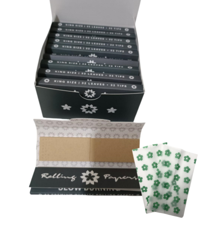 2000 Minimum Custom Rolling Printed Paper Booklets And Custom Display Boxes (With Tips,Paper With Logo)