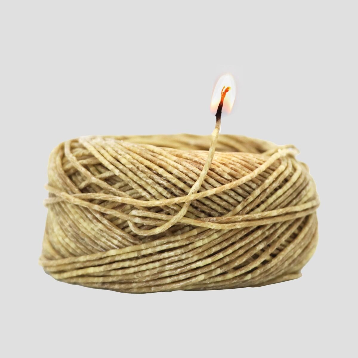 Custom 100% Organic Hemp Wick With Natural Beeswax Coating, Twisted Bee (200ft x Standard Size) In Custom Box Package