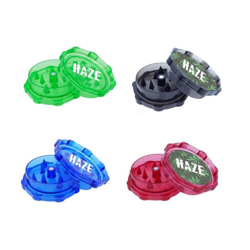 Custom 2 Layers Acrylic Plastic Octagon Grinder Top Logo