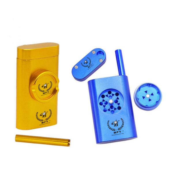 Custom Aluminum DUGOUT Magnetic With Grinder, Ashtray, Storage, And One Hitter