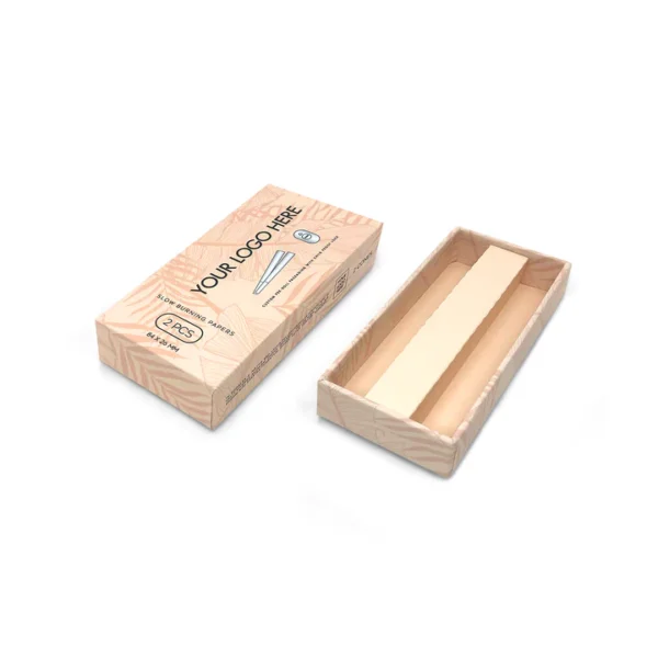 Custom CBD Sleeves Drawer Cigar 2 Packs 84mm 98mm 109mm Joint Paper Box Holder Rolling Joint Smoking For Roll-Up Cigarettes Herb Container