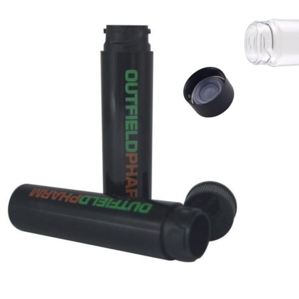 Custom CR Proof Plastic Tube Smoking Tobacco Pre-Rolled Cone Joint Stash Jar Child Resistant Cigarette Holder Blunt Pill Box Storage Container Waterproof