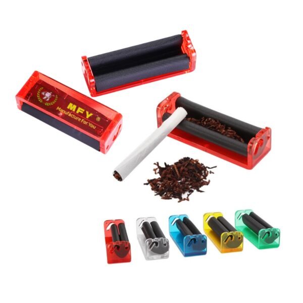Custom Cigarette Clear Plastic Cigar Rolling Device 70mm 78mm 110mm Tobacco Paper Roller Machine Automatic Box Maker AUST