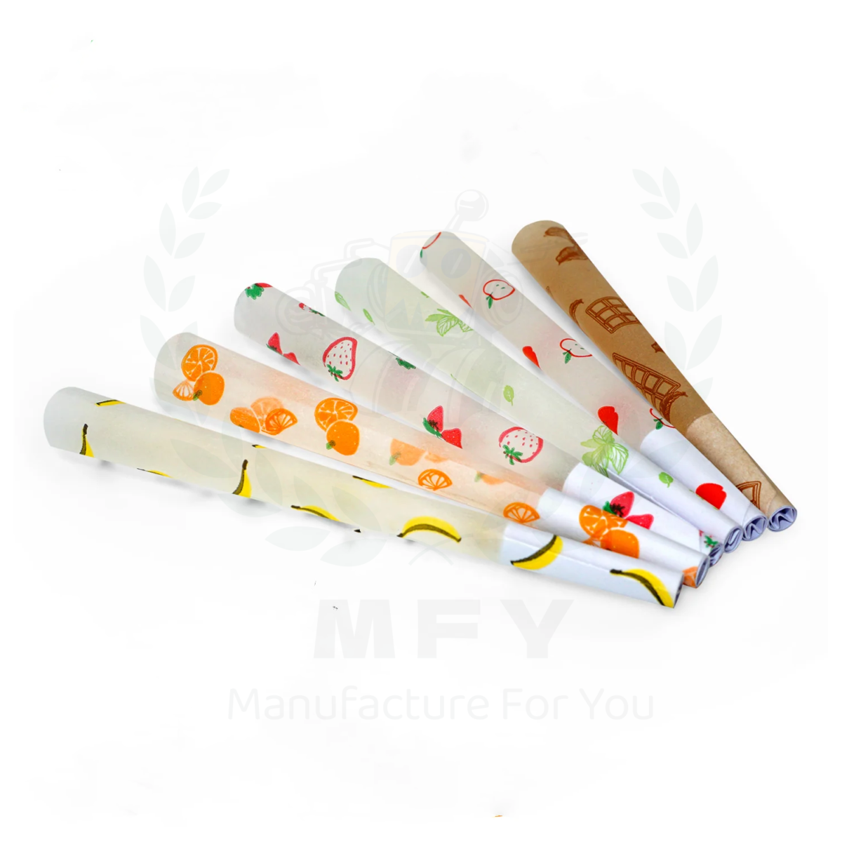 Custom Logo Flavored Beads Pre Rolled Cones With Customize 3 Cones Pack And Custom Display Box