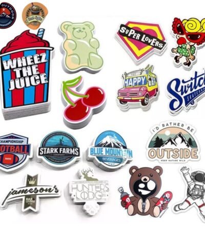 Custom Logo Label Sticker 1 1.5 2 2.5 3 4 Stickers Graffiti Strong Adhesive Stickers