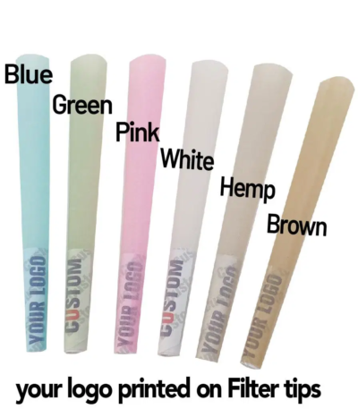 Custom Logo Pre Rolled Cones Print On 30mm or 40mm Tips With 900 Cones or 700 cones Per Package