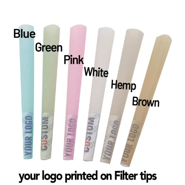 Custom Logo Pre Rolled Cones Print On 30mm or 40mm Tips With 900 Cones or 700 cones Per Package