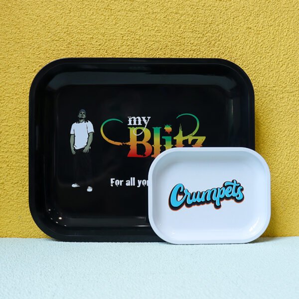 Custom Metal Rolling Tray Biggest Size 34x27.5cm 13x11inches