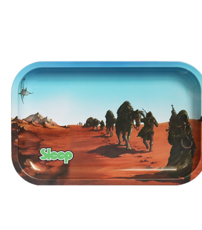 Custom Metal Rolling Tray Medium Size 27.5x17.5cm 10.8x6.9inches