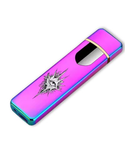 Custom Metal Windproof Touch Flameless USB Electronic Rechargeable Lighter