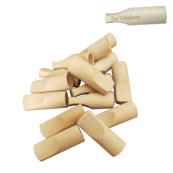 Custom Mouthpiece Natural Wood Accessories Holes Diameter 9mm 10mm 11mm 12mm 15mm Smoking Wooden Pre Rolled Filter Tips Cigars For Joint Rolling Loose Package