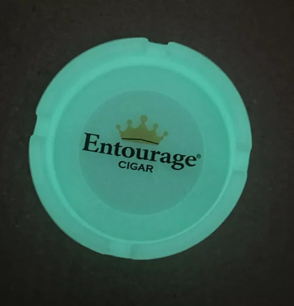 Custom Round Silicone Ashtrays (Glow In The Dark)