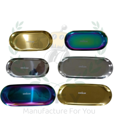 Custom Round Stainless Steel Rolling Tray