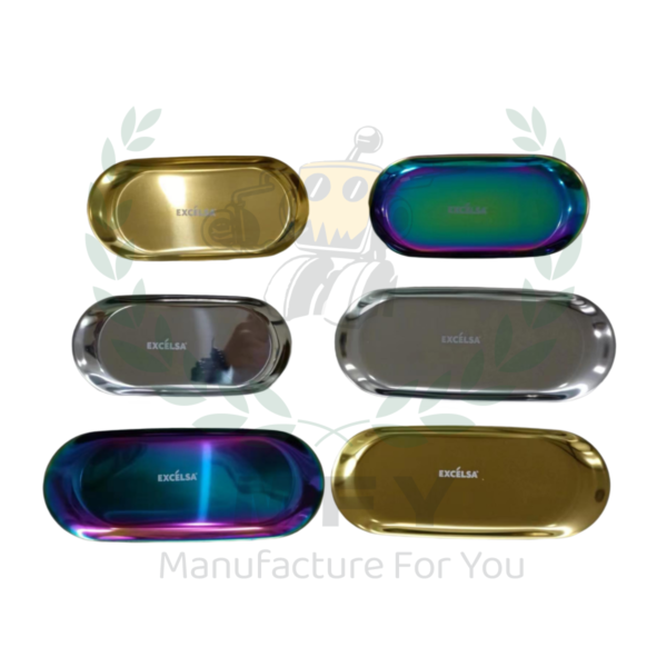 Custom Round Stainless Steel Rolling Tray