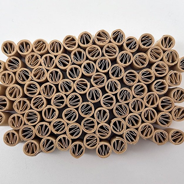 Custom W M Shape Original Unbleached Pre-Rolled Tips, Unrefined Rolling Cigarette Blank Pure Color Crutch Filter Tip Loose Package