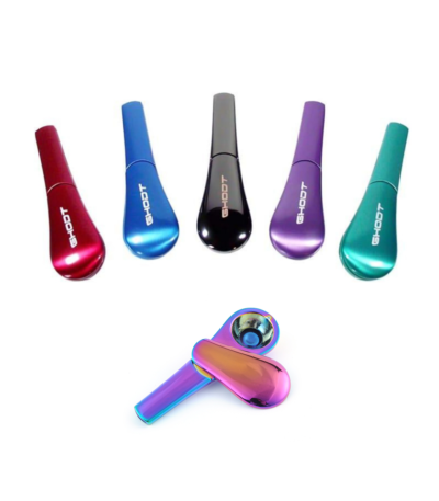 Custom Zinc Smoking Spoon Hand Pipe With Scoop Magnetic