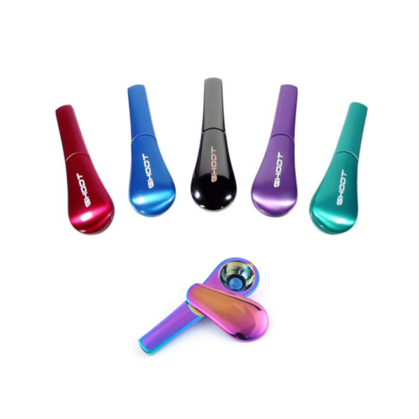 Custom Zinc Smoking Spoon Hand Pipe With Scoop Magnetic