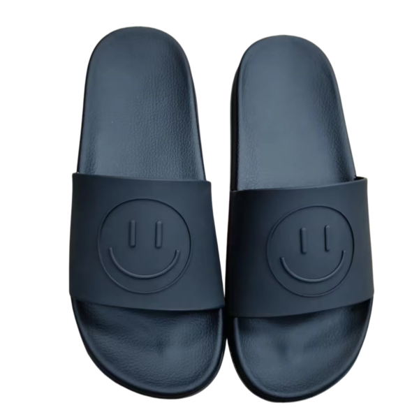 Custom 3D Embossing Print Rubber Slides Slippers Summer Beach Sandals Lightweight Shower Bathroom Footwear