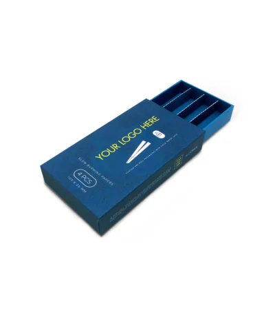Custom CBD Sleeves Drawer Cigar 4 Packs 84mm 98mm 109mm Joint Paper Box Holder Rolling Joint Smoking For Roll-Up Cigarettes Herb Container