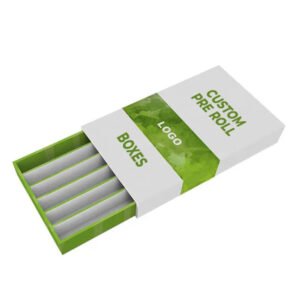 Custom CBD Sleeves Drawer Cigar 6 Packs 84mm 98mm 109mm Joint Paper Box Holder Rolling Joint Smoking For Roll-Up Cigarettes Herb Container