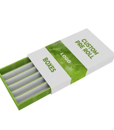 Custom CBD Sleeves Drawer Cigar 6 Packs 84mm 98mm 109mm Joint Paper Box Holder Rolling Joint Smoking For Roll-Up Cigarettes Herb Container