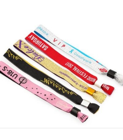 Custom Colorful Festival Tyvek Fabric Wristbands Bracelet For Events Concerts Crew Staff Camping