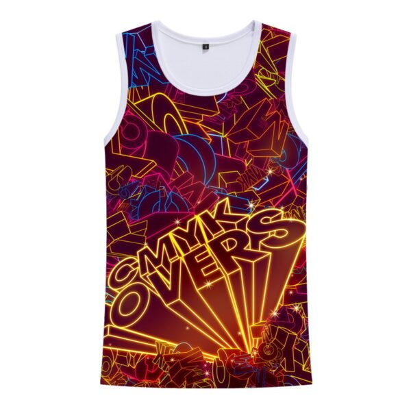 Custom CottonPolyester Tank Top Vest Shirt All Over Print Summer Sleeveless Tops Fashion Knit Clothes