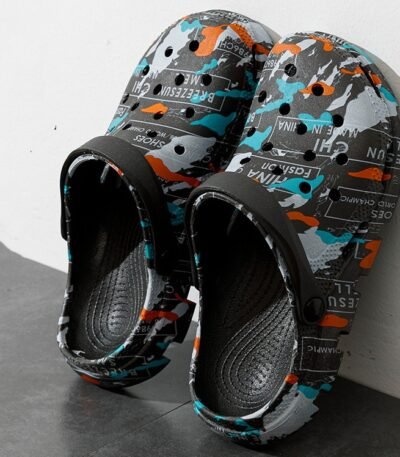 Custom Crocs Garden Shoes Cushion Plantar Fasciitis Sandals Non-Slip Beach Holes Slippers All Over Print