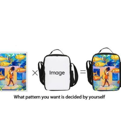 Custom Custom Lunch Box Bag Backpack Adjustable Shoulder Strap Garbage Rubbish Trash Trucks Cute Travel Picnic Camping