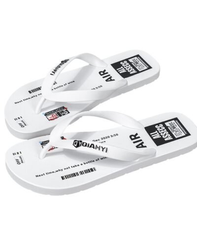 Custom Diy Printed Unisex Summer Slipper Flip-Flops Beach Sandals Soft Rubber Shower Bathroom Casual Thong Slippers