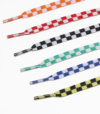 Custom Elastic Shoe Laces For Sneakers Checkered Flat Shoelace Shoe Accessories Cadarco Para Tenis
