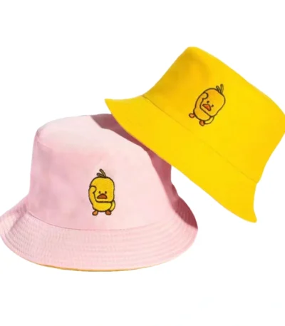 Custom Embroidery Logo Bucket Hat Cotton Outdoor Beach Cap Summer Fisherman Gorras Sun Hat