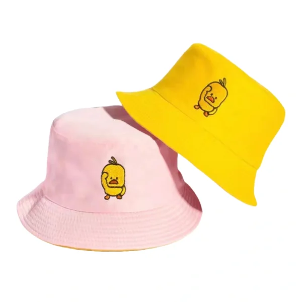 Custom Embroidery Logo Bucket Hat Cotton Outdoor Beach Cap Summer Fisherman Gorras Sun Hat