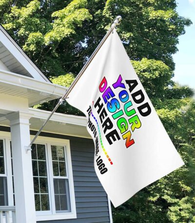 Custom Flag Personalize Image Photo Text Logo Flags Banners Canvas Flag Gifts For Indoor Outdoor Room Decoration
