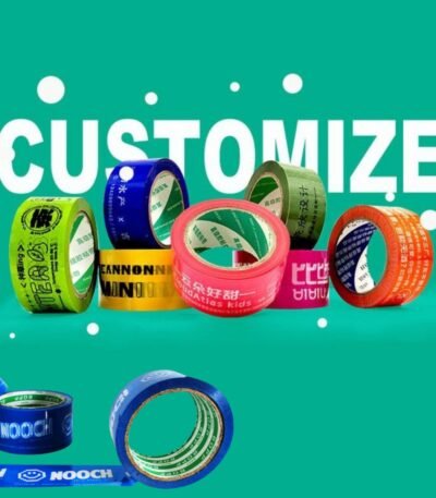 Custom Logo Printed Tape Scotched Tape Bopp Box Packaging