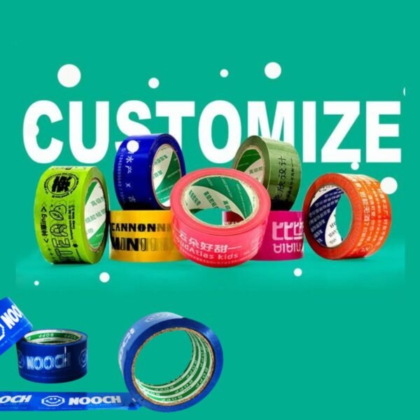Custom Logo Printed Tape Scotched Tape Bopp Box Packaging