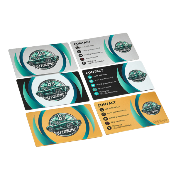 Custom Metal Business Card With Logo EMV Chip Blank Metal Stainless Steel Business Cards Credit Card With Magnetic Stripe