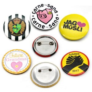 Custom Metal Pinback Button Badge Brooch Lapel Pin Soft Hard Custom Pin Emblem Shirt Bag