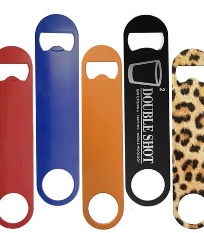 Custom Print Stainless Steel Flat Bottle Opener Effective Beer Openers for Wedding