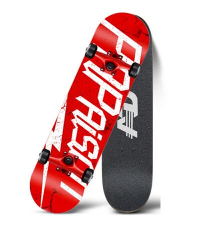 Custom Skateboard 31 x 8 Inch 7 Layer Maple Wood Deck Double Kick For Kids, Teens, Adult, Beginner