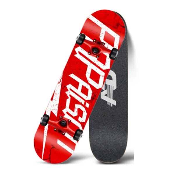 Custom Skateboard 31 x 8 Inch 7 Layer Maple Wood Deck Double Kick For Kids, Teens, Adult, Beginner