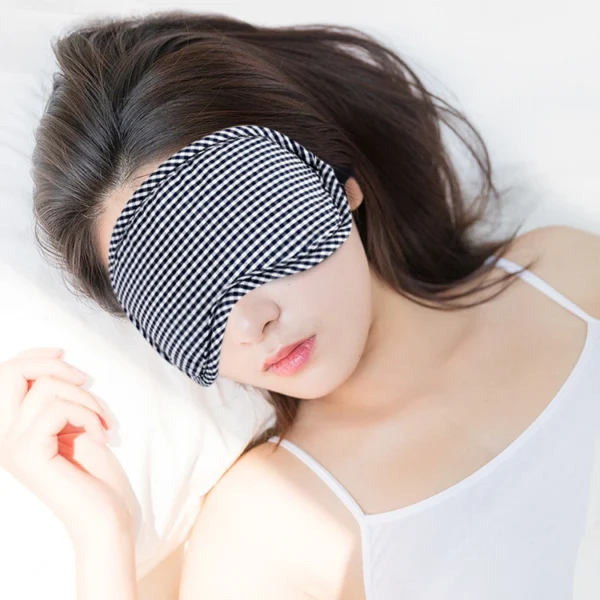 Custom Sleep Masks Adjustable Silk Blindfolds For Adults Play Games Wake Me Sex Eye Masks Blackout Satin Sleeping Mask Black