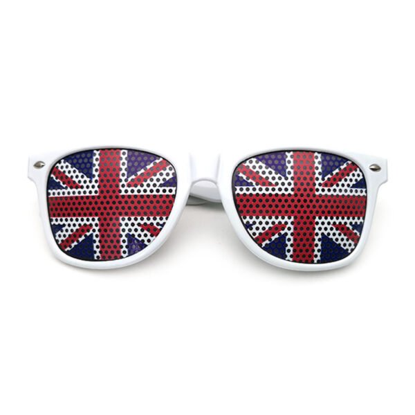 Custom Sun Glasses Stickers On The Glass National Flag Sunglasses Fan Cheering Footaball Festival