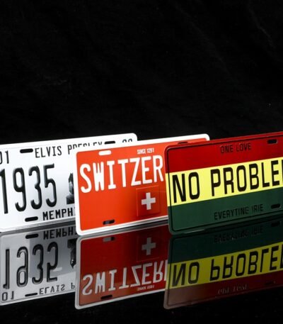 Personalized Custom States License Plates Any Text Vanity Tag For Car, Bikes, ATV, Kids Car, Golf Cart, Jeep,Rust-Free Fade Resistant Aluminum